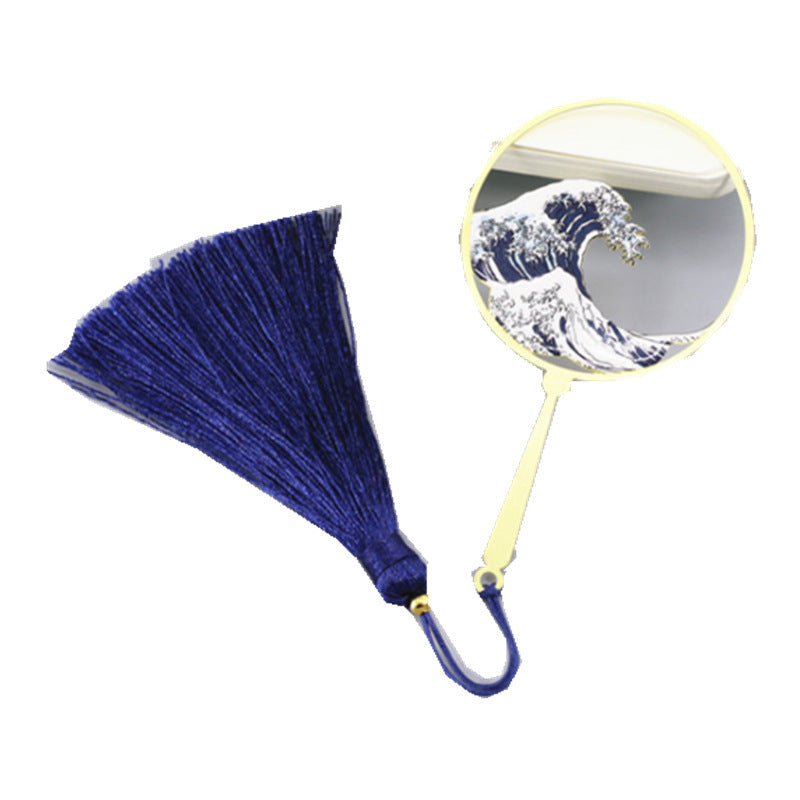 Metal bookmark tassel