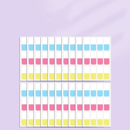 Post-it Notes Morandi Classification Instruction Bookmark