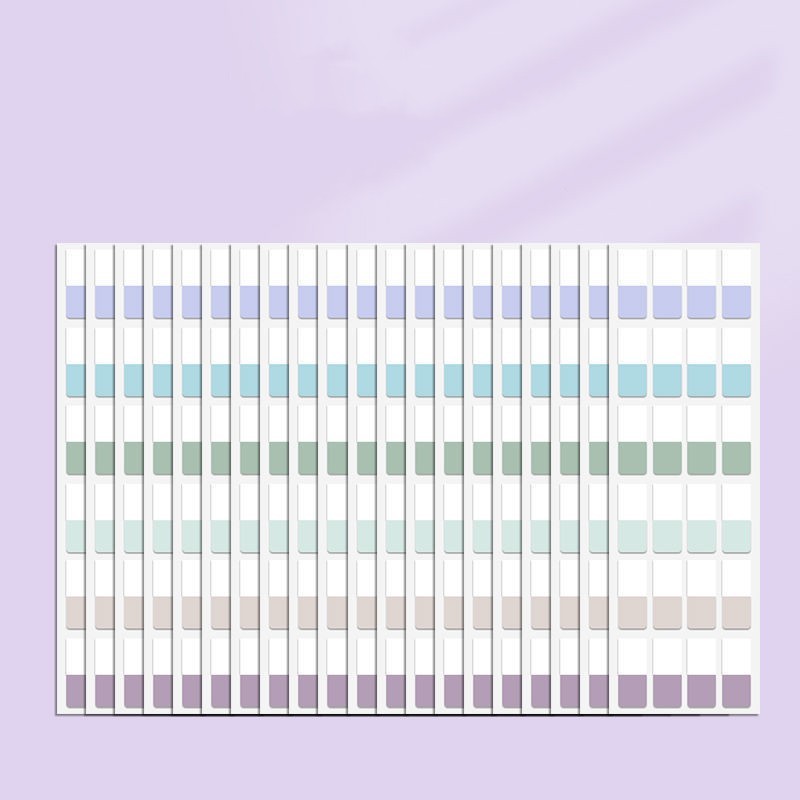 Post-it Notes Morandi Classification Instruction Bookmark