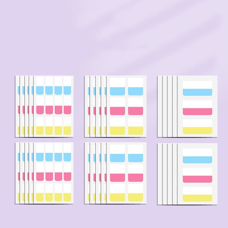 Post-it Notes Morandi Classification Instruction Bookmark