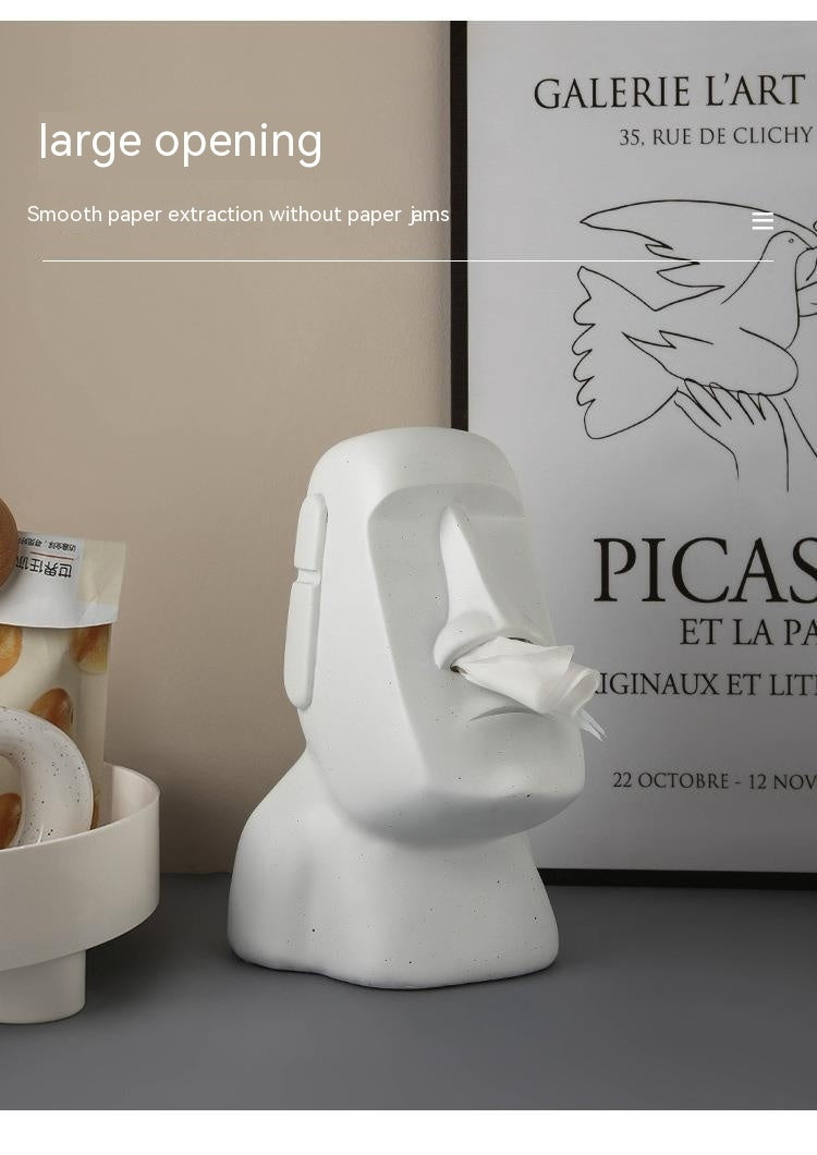 Organizer Mouth Tissue Box Decoration