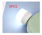 USB Plug Lamp Computer Mobile Power Charging USB Small Book Lamps LED Eye Protection Reading Light Small Round Light Night
