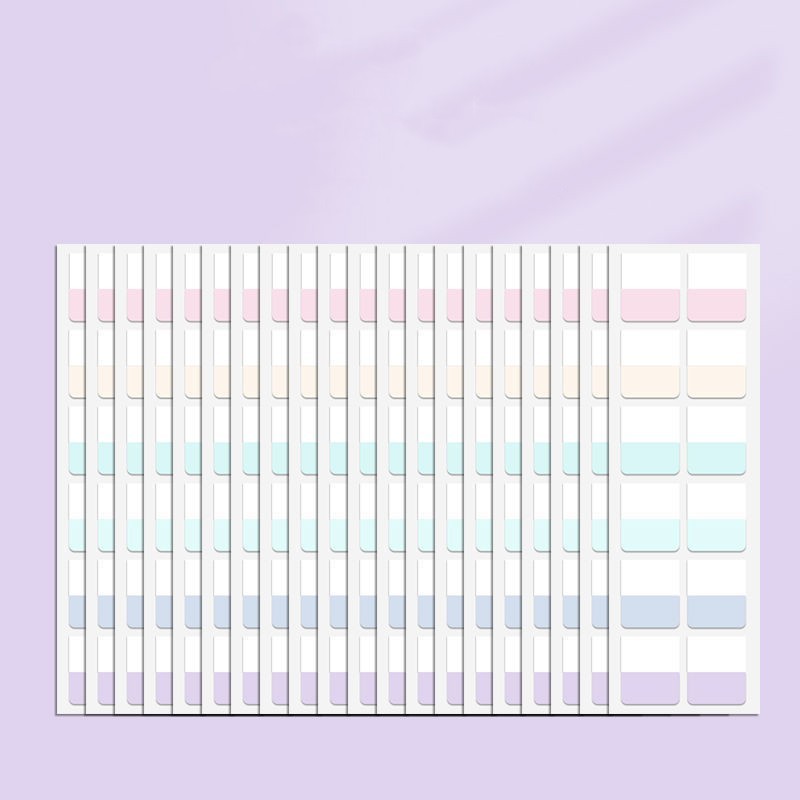 Post-it Notes Morandi Classification Instruction Bookmark