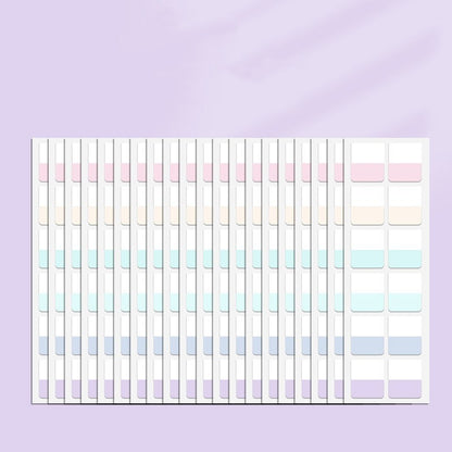 Post-it Notes Morandi Classification Instruction Bookmark