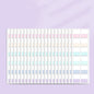 Post-it Notes Morandi Classification Instruction Bookmark