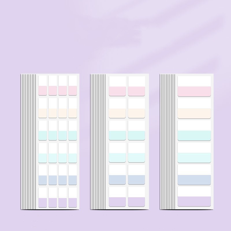 Post-it Notes Morandi Classification Instruction Bookmark