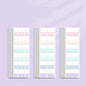 Post-it Notes Morandi Classification Instruction Bookmark