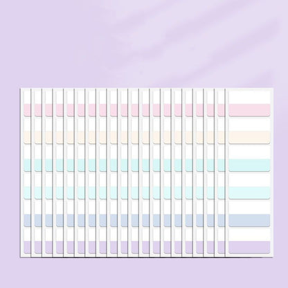 Post-it Notes Morandi Classification Instruction Bookmark
