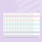 Post-it Notes Morandi Classification Instruction Bookmark