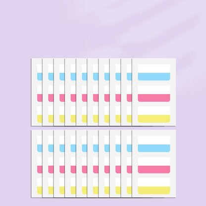 Post-it Notes Morandi Classification Instruction Bookmark