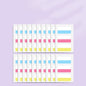 Post-it Notes Morandi Classification Instruction Bookmark