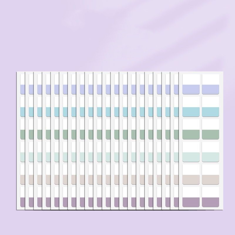 Post-it Notes Morandi Classification Instruction Bookmark
