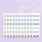 Post-it Notes Morandi Classification Instruction Bookmark