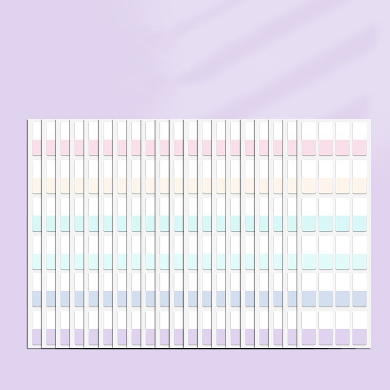 Post-it Notes Morandi Classification Instruction Bookmark