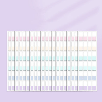 Post-it Notes Morandi Classification Instruction Bookmark