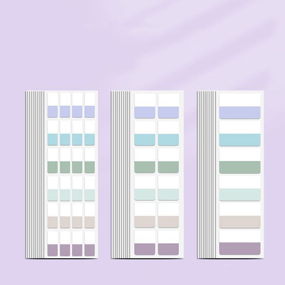 Post-it Notes Morandi Classification Instruction Bookmark