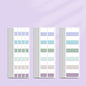 Post-it Notes Morandi Classification Instruction Bookmark